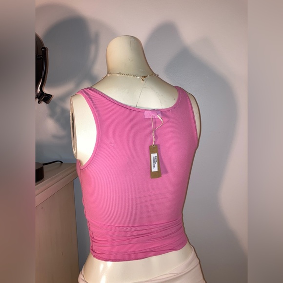 RARE Skims Bubblegum Pink Ribbed Tank Top Size 4X NWT bubble gum 4XL kim k - Picture 6 of 9